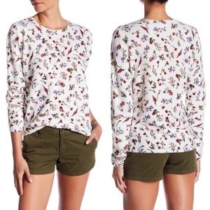 Joie Feronia floral cashmere sweater